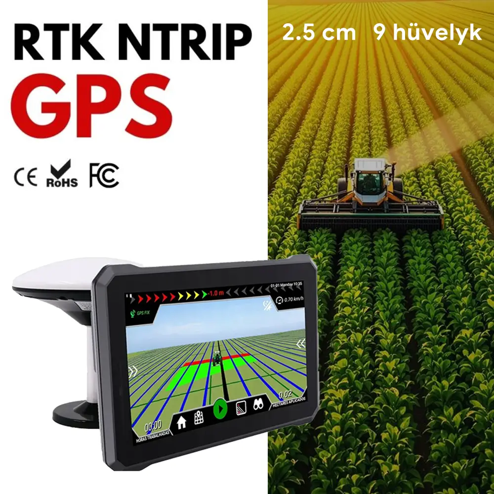 Traktorokhoz készült professzionális GPS navigáció, mindössze 32 890 Ft, ÁFA-val